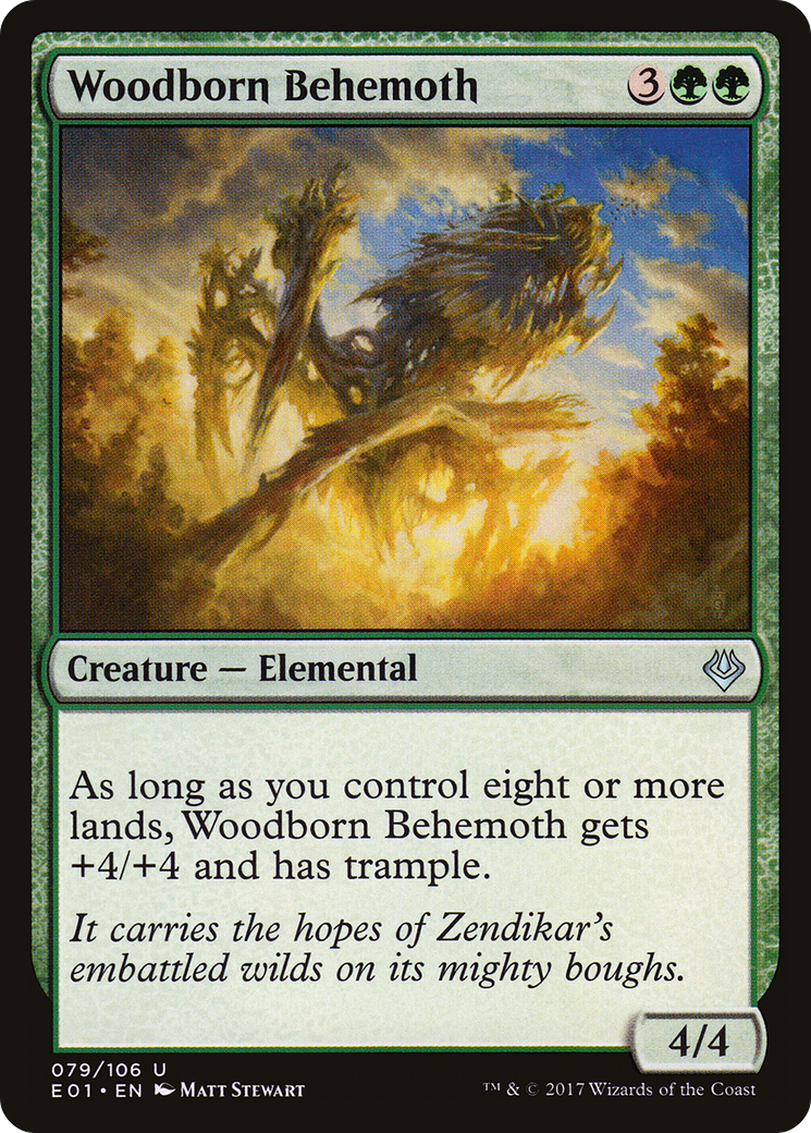 Woodborn Behemoth (AC2-079) [Misc] Archenemy: Nicol Bolas MTG Single Wizards of the Coast