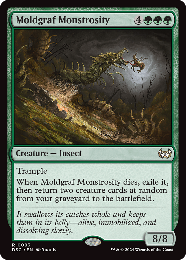 Moldgraf Monstrosity (DSC-083) [Duskmourn: House of Horror Commander] MTG Single Wizards of the Coast