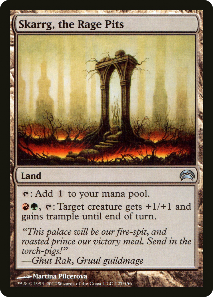 Skarrg, the Rage Pits (PC2-127) [Misc] Planechase 2012 Foil MTG Single Wizards of the Coast