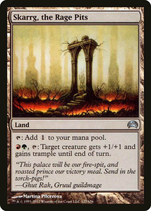 Skarrg, the Rage Pits (PC2-127) [Misc] Planechase 2012 Foil MTG Single Wizards of the Coast