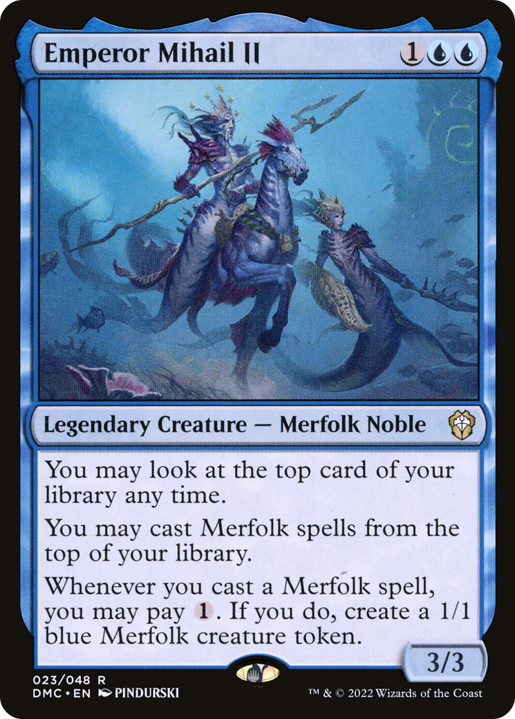 Emperor Mihail II (DMC-023) [Dominaria United Commander] MTG Single Wizards of the Coast