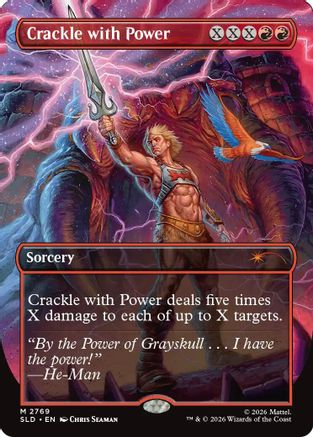 Crackle with Power (SLD-2769) [Secret Lair Drop Series] Foil MTG Single Wizards of the Coast