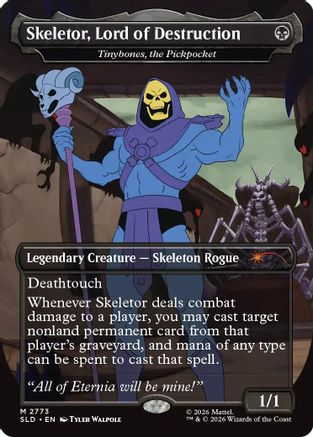 Skeletor, Lord of Destruction - Tinybones, the Pickpocket (SLD-2773) [Secret Lair Drop Series] MTG Single Wizards of the Coast