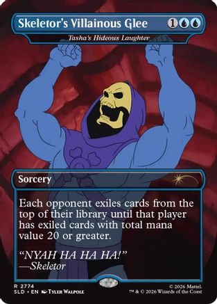 Skeletor's Villainous Glee - Tasha's Hideous Laughter (SLD-2774) [Secret Lair Drop Series] Foil MTG Single Wizards of the Coast