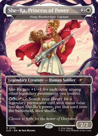 She-Ra, Princess of Power - Sisay, Weatherlight Captain (SLD-2778) [Secret Lair Drop Series] MTG Single Wizards of the Coast
