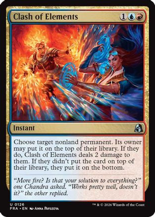 Clash of Elements (FRA-126) [Reality Fracture] MTG Single Wizards of the Coast