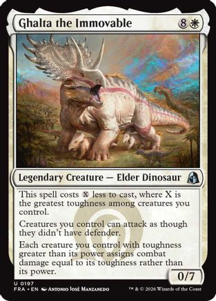 Ghalta the Immovable (FRA-197) [Reality Fracture] Foil MTG Single Wizards of the Coast