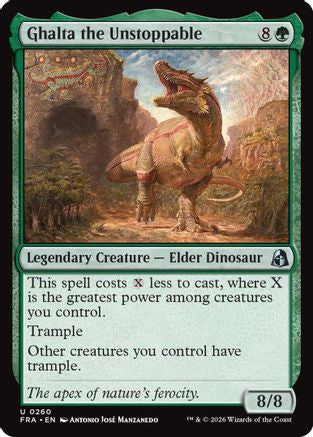 Ghalta the Unstoppable (FRA-260) [Reality Fracture] Foil MTG Single Wizards of the Coast