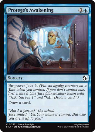 Protege's Awakening (FRA-037) [Reality Fracture] Foil MTG Single Wizards of the Coast