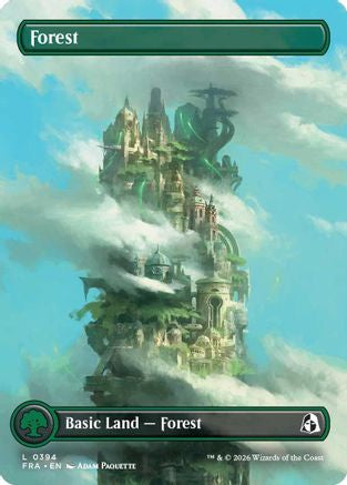 Forest (0394) (FRA-394) [Reality Fracture] MTG Single Wizards of the Coast