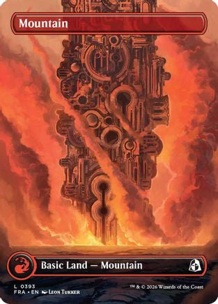 Mountain (0393) (FRA-393) [Reality Fracture] MTG Single Wizards of the Coast