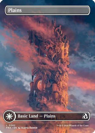 Plains (0382) (FRA-382) [Reality Fracture] Foil MTG Single Wizards of the Coast