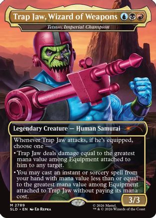 Trap Jaw, Wizard of Weapons - Tetsuo, Imperial Champion (SLD-2789) [Secret Lair Drop Series] Foil MTG Single Wizards of the Coast