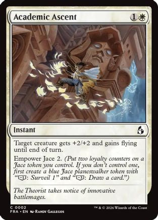 Academic Ascent (FRA-002) [Reality Fracture] Foil MTG Single Wizards of the Coast