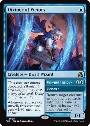 Diviner of Victory (FRA-028) [Reality Fracture] Foil MTG Single Wizards of the Coast