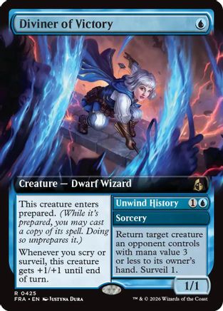 Diviner of Victory (Extended) (FRA-425) [Reality Fracture] MTG Single Wizards of the Coast