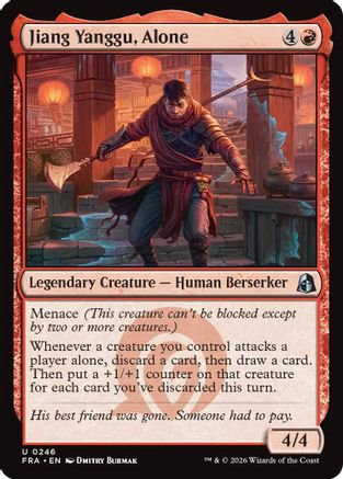 Jiang Yanggu, Alone (FRA-246) [Reality Fracture] Foil MTG Single Wizards of the Coast