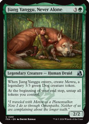 Jiang Yanggu, Never Alone (FRA-261) [Reality Fracture] MTG Single Wizards of the Coast
