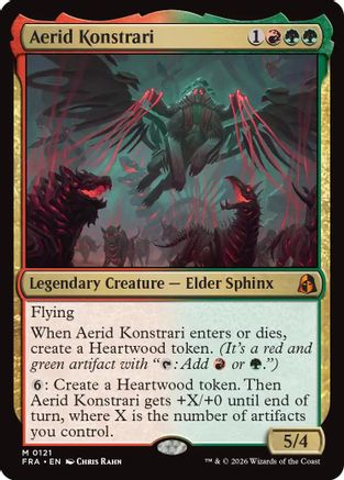 Aerid Konstrari (FRA-121) [Reality Fracture] Foil MTG Single Wizards of the Coast