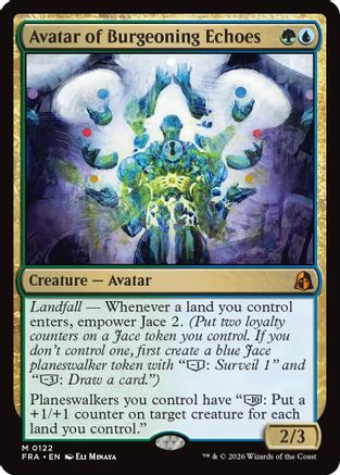 Avatar of Burgeoning Echoes (FRA-122) [Reality Fracture] MTG Single Wizards of the Coast