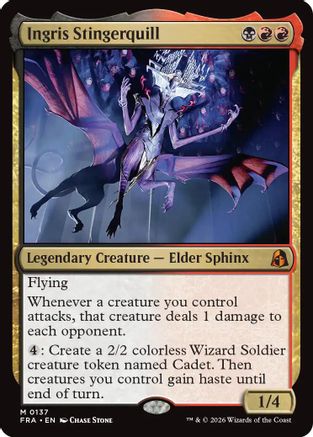 Ingris Stingerquill (FRA-137) [Reality Fracture] Foil MTG Single Wizards of the Coast