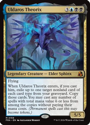 Uldaros Theorix (FRA-159) [Reality Fracture] Foil MTG Single Wizards of the Coast