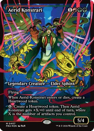 Aerid Konstrari (0407) (FRA-407) [Reality Fracture] Foil MTG Single Wizards of the Coast