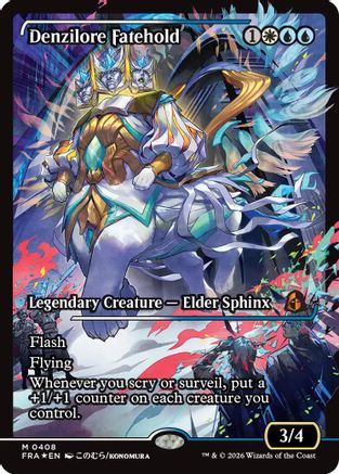 Denzilore Fatehold (0408) (FRA-408) [Reality Fracture] Foil MTG Single Wizards of the Coast