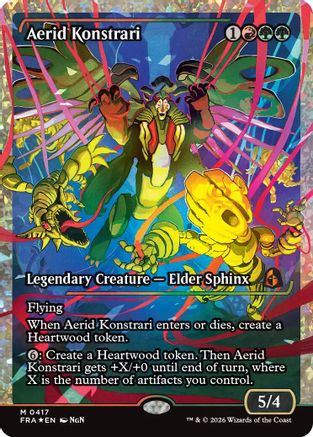 Aerid Konstrari (Fracture Foil) (0417) (FRA-417) [Reality Fracture] Foil MTG Single Wizards of the Coast