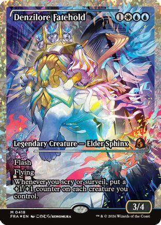 Denzilore Fatehold (Fracture Foil) (0418) (FRA-418) [Reality Fracture] Foil MTG Single Wizards of the Coast