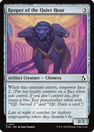 Keeper of the Quiet Hour (FRA-171) [Reality Fracture] MTG Single Wizards of the Coast