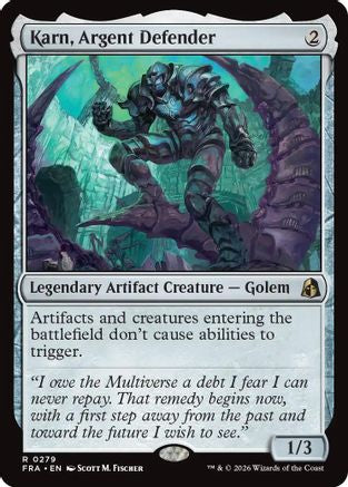Karn, Argent Defender (FRA-279) [Reality Fracture] MTG Single Wizards of the Coast