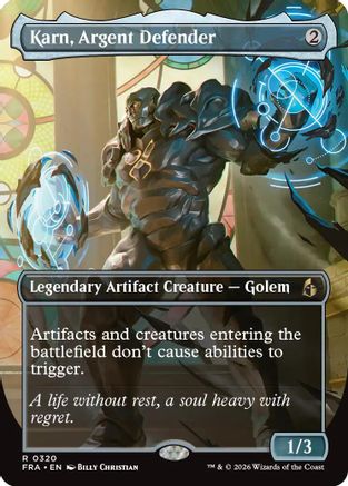 Karn, Argent Defender (FRA-320) [Reality Fracture] Foil MTG Single Wizards of the Coast