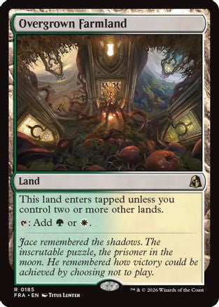 Overgrown Farmland (FRA-185) [Reality Fracture] Foil MTG Single Wizards of the Coast