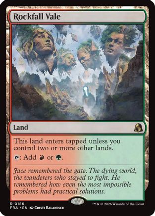 Rockfall Vale (FRA-186) [Reality Fracture] MTG Single Wizards of the Coast
