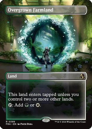 Overgrown Farmland (FRA-399) [Reality Fracture] Foil MTG Single Wizards of the Coast