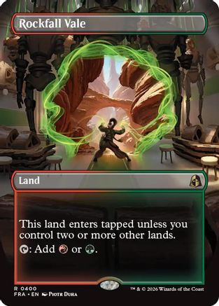Rockfall Vale (FRA-400) [Reality Fracture] MTG Single Wizards of the Coast