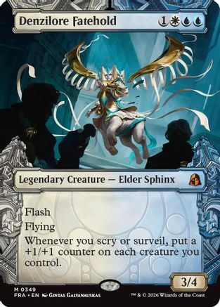 Denzilore Fatehold (0349) (FRA-349) [Reality Fracture] Foil MTG Single Wizards of the Coast