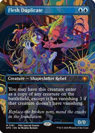 Flesh Duplicate (SPG-161) [Special Guests] Foil MTG Single Wizards of the Coast