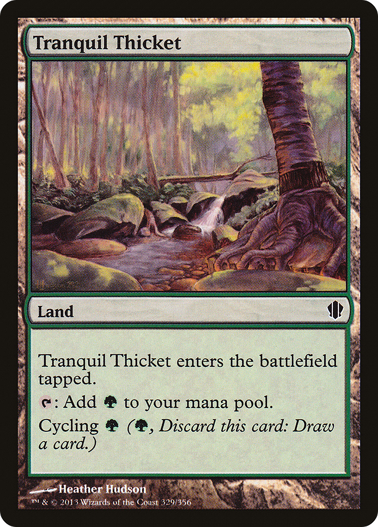 Tranquil Thicket (C13-329) [Commander 2013] MTG Single Wizards of the Coast