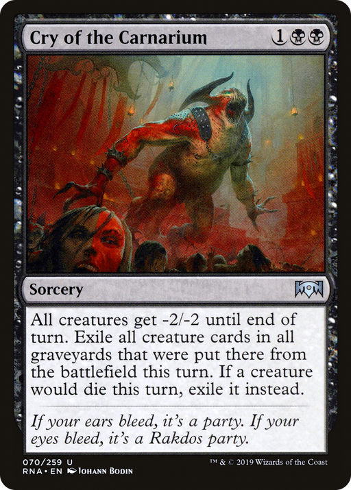 Cry of the Carnarium (RNA-070) [Ravnica Allegiance] MTG Single Wizards of the Coast