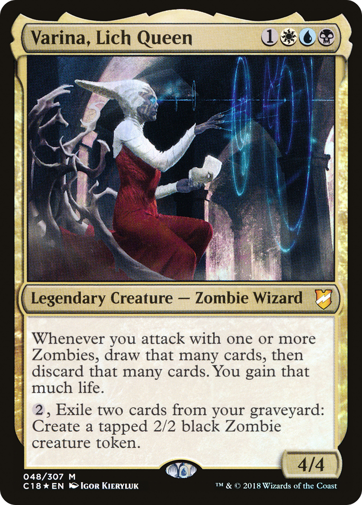 Varina, Lich Queen (C18-048) [Commander 2018] Foil MTG Single Wizards of the Coast