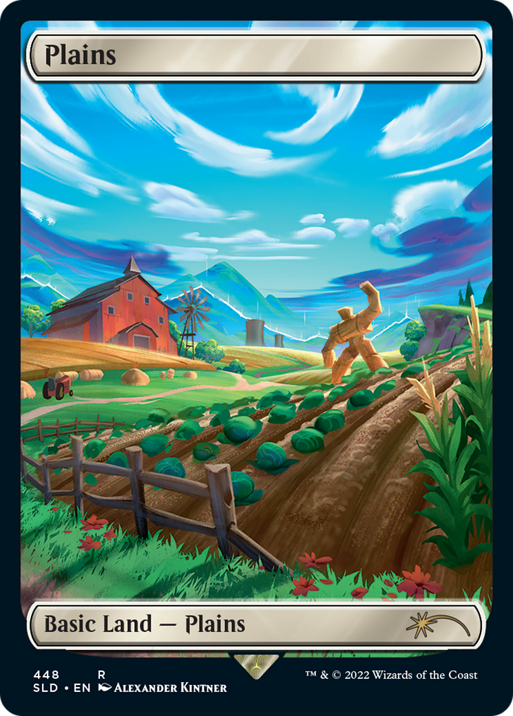 Plains (448) (SLD-448) [Secret Lair] Drop (Full Art) MTG Single Wizards of the Coast