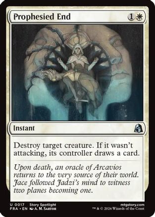 Prophesied End (FRA-017) [Reality Fracture] Foil MTG Single Wizards of the Coast