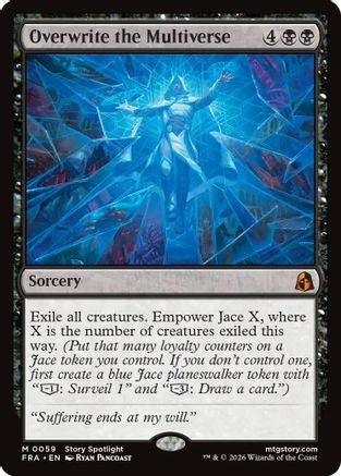 Overwrite the Multiverse (FRA-059) [Reality Fracture] MTG Single Wizards of the Coast