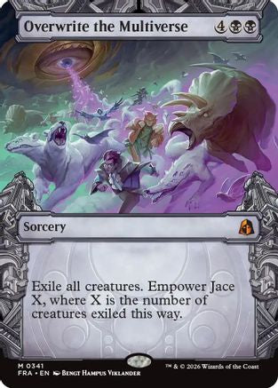 Overwrite the Multiverse (FRA-341) [Reality Fracture] Foil MTG Single Wizards of the Coast