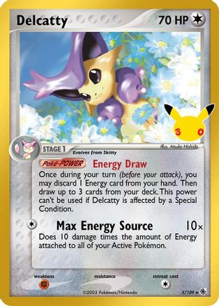 Delcatty 5 Holofoil [ME: 30th Celebration Classic Collection] Pokemon Single Pokémon