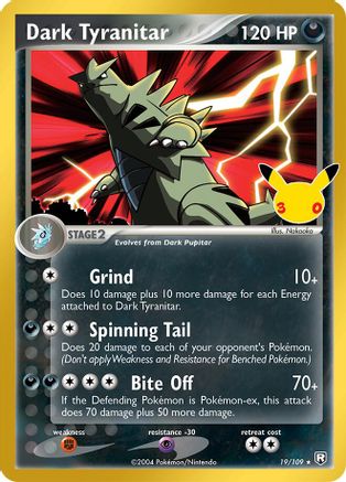 Dark Tyranitar 19 Holofoil [ME: 30th Celebration Classic Collection] Pokemon Single Pokémon