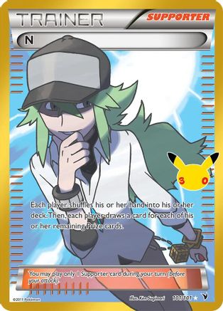 N 101 Holofoil [ME: 30th Celebration Classic Collection] Pokemon Single Pokémon