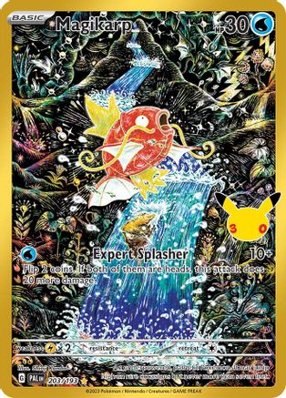 Magikarp 203 Holofoil [ME: 30th Celebration Classic Collection] Pokemon Single Pokémon